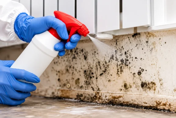 DIY black mould removal